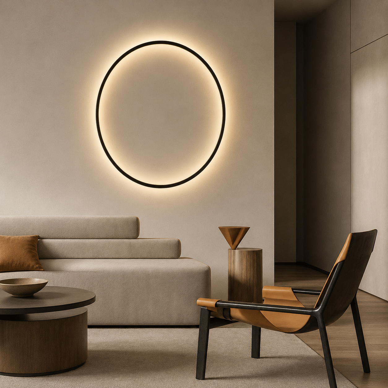 AUREA | LAMPADA DA PARETE CIRCOLARE